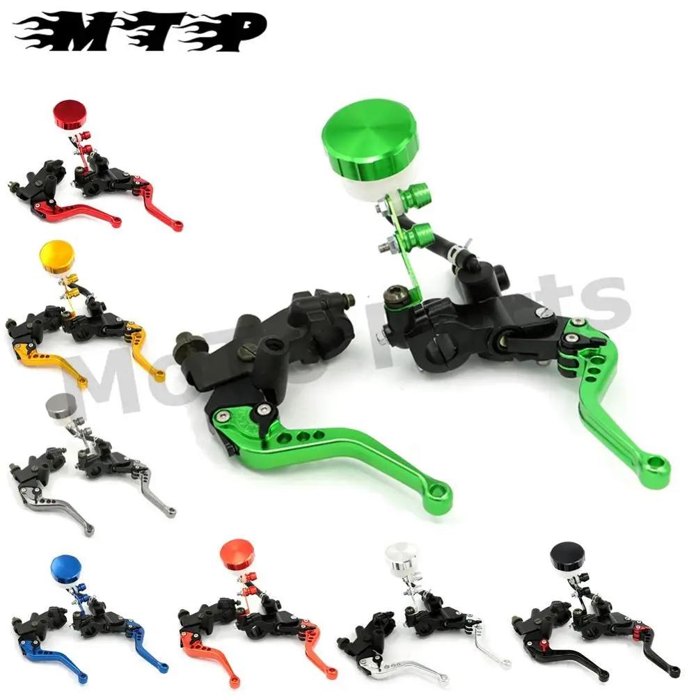 

Motorcycle 7/8" 22MM Adjustable Brake Clutch Levers Master Cylinder Fluid Reservoir for Kawasaki ER-6N ER-6F Ninja 250R 300 650