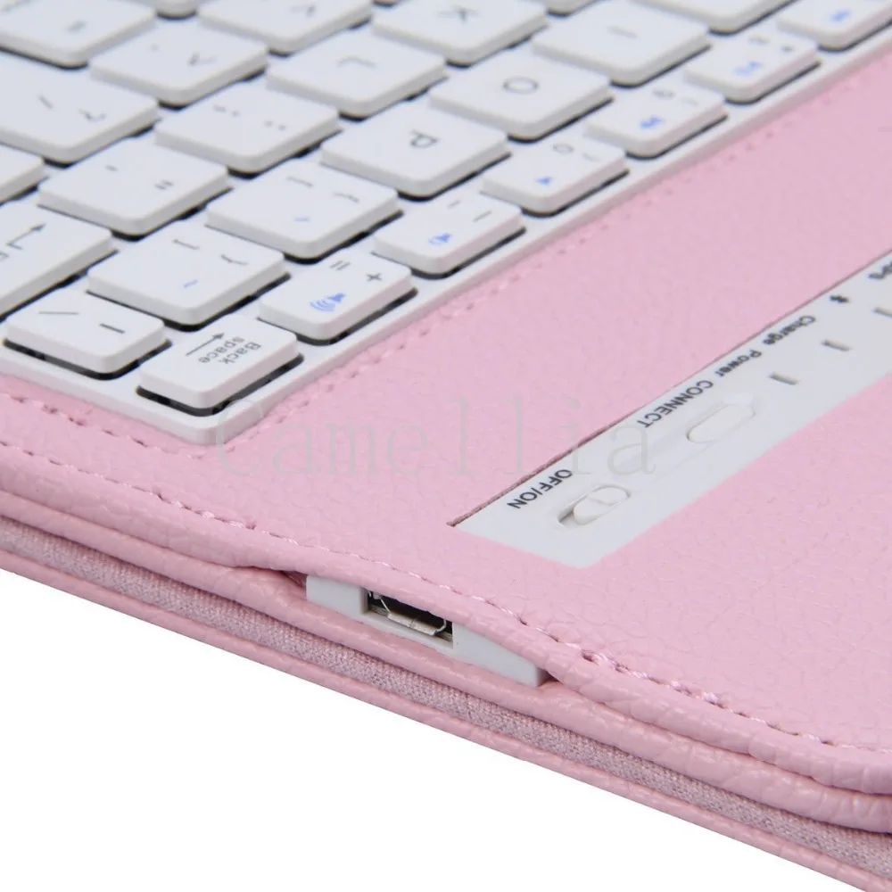 US $225.00 CucKooDo 10Pcslot For Samsung Galaxy Tab 4 101 SMT530DETACHABLE Bluetooth Wireless Keyboard Stand Thin High Quality Case