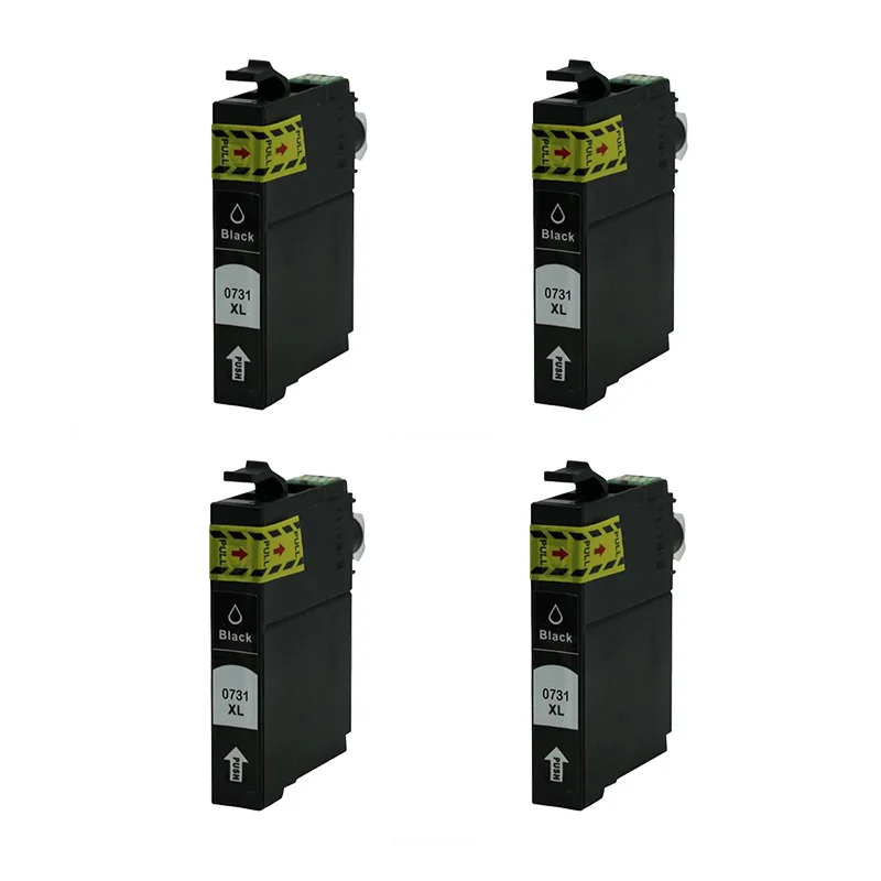 Картридж чернильный 4PK T0731 картридж с чипом совместимый EPSON Stylus CX7300 CX8300 TX210 C79 C90 CX3900