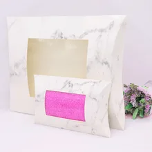10 шт. 17,5x10x3,8 см/28x21x4cmwindow наволочка два размера мраморный наволочка коробка конфет на свадьбу Пользовательский логотип Кол-во 1000 шт