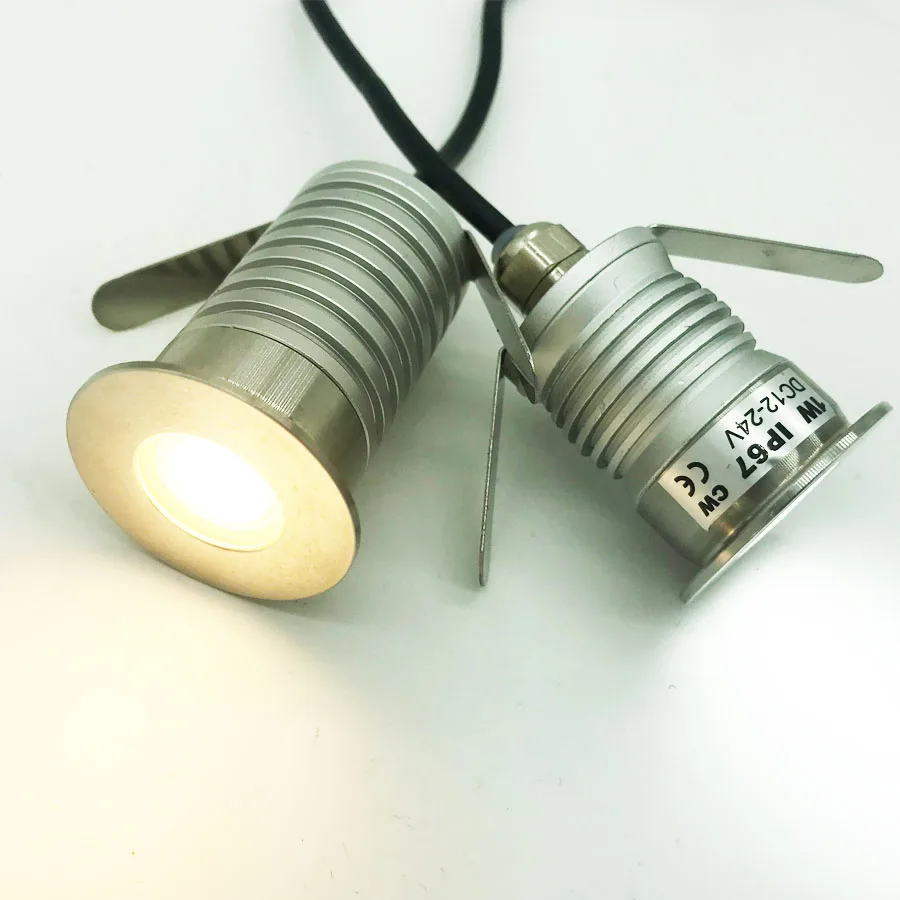 1 W 3 W DC12V 24 V CREE XBD IP67 Мини светодиодный светильник Открытый Сад Палубе пятно освещение в бассейне