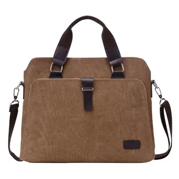

Laptop Notebook Computer Bag for 14 Inch portable Canvas Computer Handbags Zipper Shoulder Laptop Handbag with Shoulder strap