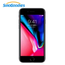 Мобильный телефон Apple iphone 8, 4,7 дюймов, 64 Гб ПЗУ, 2 Гб ОЗУ, шестиядерный процессор, 12 МП, 1821 мАч, iOS LTE, отпечаток пальца