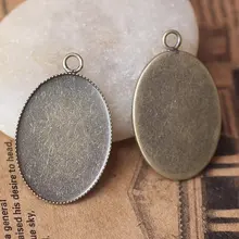 500 шт./лот 13*18 мм серебристого цвета кабина Cameo Базовая установка кулон поиска CCP0009