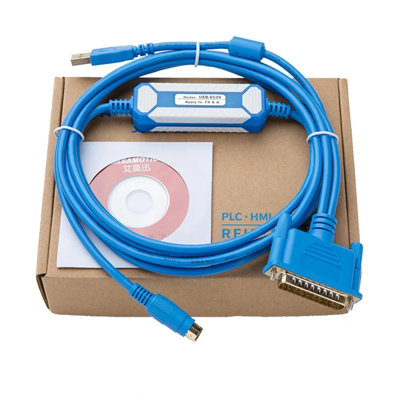 USB-SC09 usb SC09 FX1N FX2N FX3U A1SH A2SH серии PLC, usb sc09 Поддержка WIN7 PLC кабель