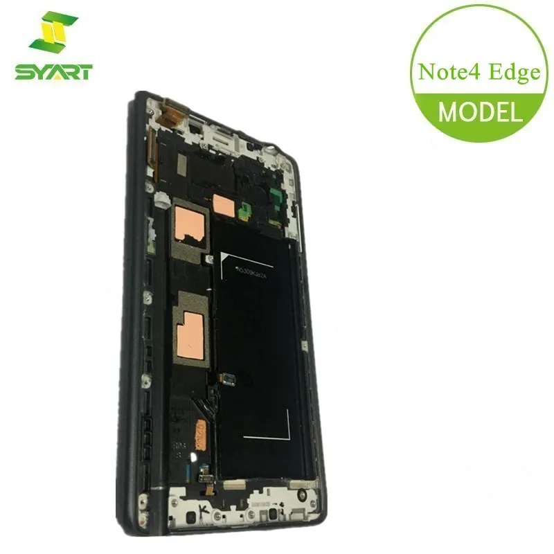 Для Samsung Galaxy Note 4 Edge LCD дисплей с сенсорным экраном + рамка дигитайзер сборка для Note4