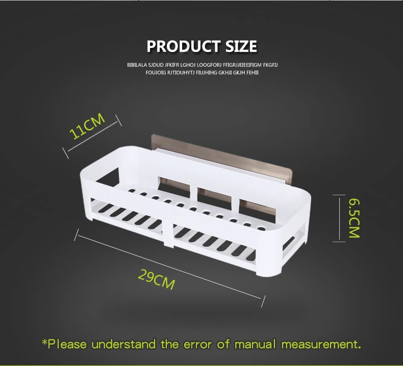 Настенные полки для хранения, стеллажи для хранения в ванной, однослойные, АБС-пластик, гель для душа, шампунь, стойки, крепкие