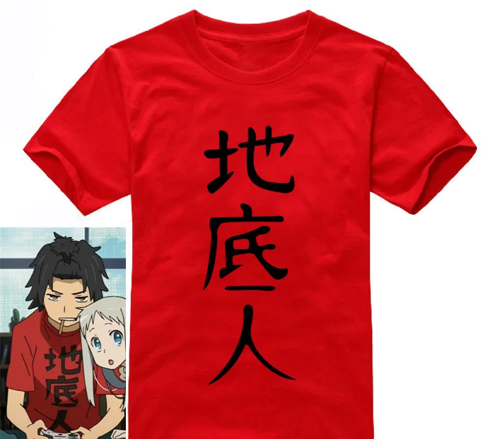 

11Colors Anohana The Flower We Saw That Day Shiranai Jinta Yadomi Jintan Yadomi T-shirt Cosplay Costume Daily Casual Tee Shirt