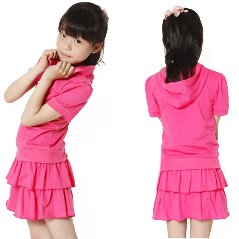 

Children's clothing female child summer 2014 child clothes child sports set