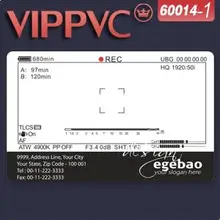 A60014-1 белый пластиковый из ПВХ карты шаблон визитных карточек