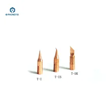 PHONEFIX T-I T-IS T-SK Pointe De Fer À Souder Pour JBC T210 Soudure Sation Petite Pointe de Fer À Souder Pour La Réparation De Téléphone Portable(China)