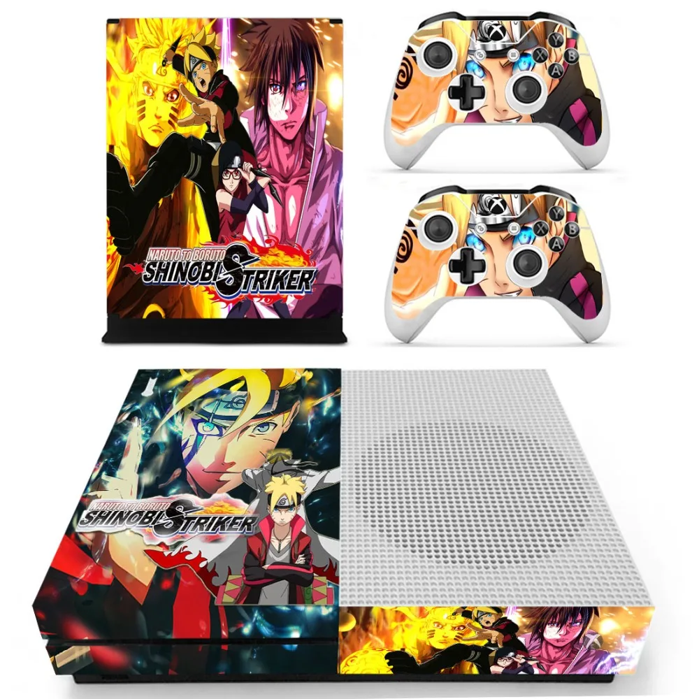 Аниме Наруто Boruto кожи стикеры Наклейка для Xbox One S консоли и контроллеры для Xbox One тонкий кожи Стикеры s винил