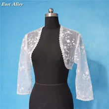 Кружевная куртка 3/4 рукава свадебное болеро накидка размер s m l xl 2xl 3xl