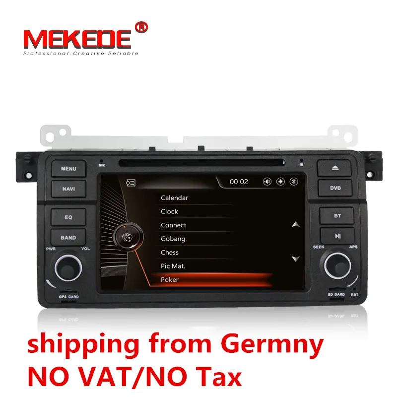 Excellent MEKEDE European warehouse 1 Din HD Car DVD Player for BMW E46 M3 318 320 With GPS BT Radio RDS USB Steering wheel Canbus 3 Excellent MEKEDE European warehouse 1 Din HD Car DVD Player for BMW E46 M3 318 320 With GPS BT Radio RDS USB Steering wheel Canbus 3