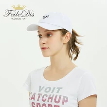 [FEILEDIS] хлопок бейсболки женские Повседневная шапка для Для мужчин с вышивкой с надписями Для женщин и Для мужчин Шапки козырек LR-13