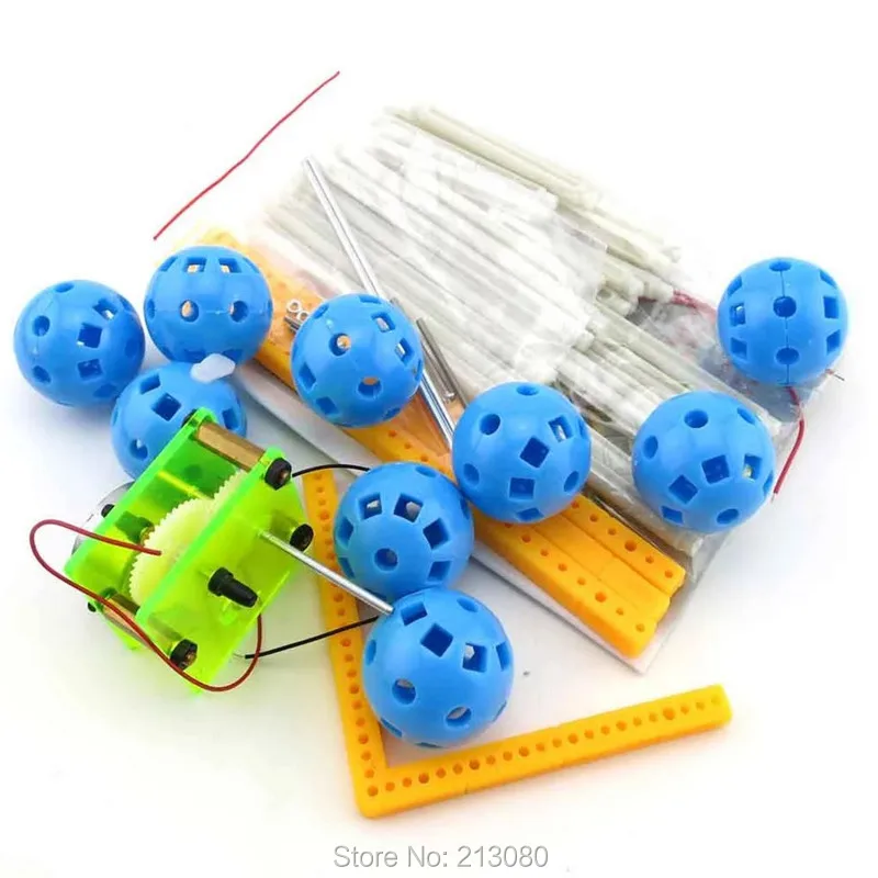 Solar Power Rotatable Ferris Wheel Fun 3D Metal DIY Miniature Model Kit  For Children Educational Toy (7)