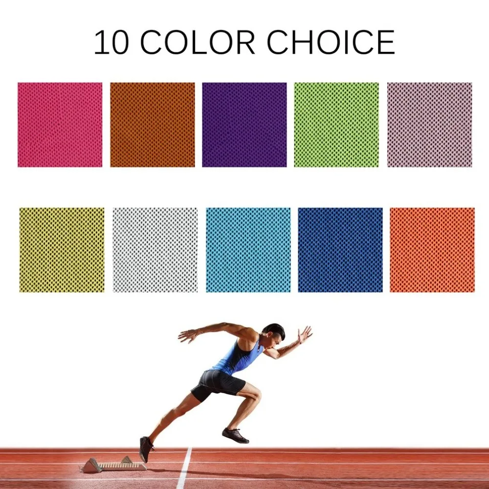 

Two-tone Ice Towel Sports Travel Camping Cold Towels with Cool Cooling Effect Fitness Yoga Golf Outdoor Sports Cooling Towels