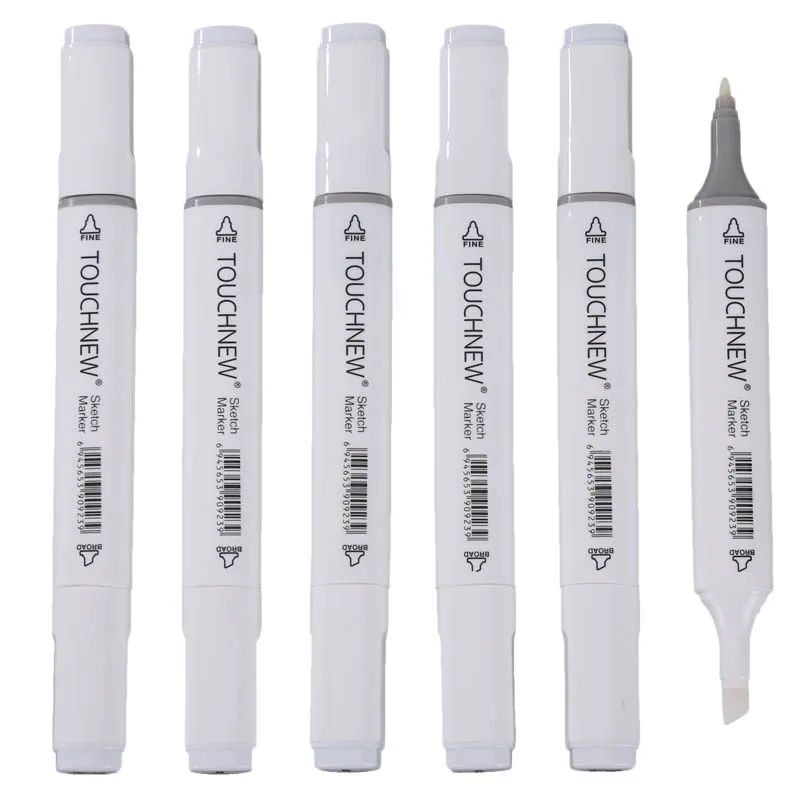

TOUCHNEW 0# Colorless Blender Marker Alcohol Based Ink Double Head Sketch Marker Set For Animation Manga Design Painting Supplie