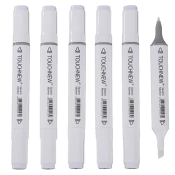 

TOUCHNEW 0# Colorless Blender Marker Alcohol Based Ink Double Head Sketch Marker Set For Animation Manga Design Painting Supplie