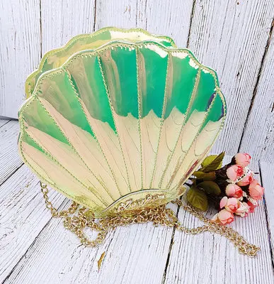 Bandoulière lavande À Cuir Chaîne Clair corps Partie En Pour Coloré Coquille Sacs 2018 Petite Casual Rose Pu Messenger Femmes La vert Croix 6tnHqIwTW1