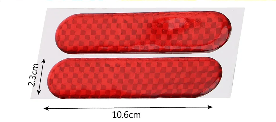 2 шт. автомобиля двери наклейка Предупреждение ющая лента автомобильный бампер светоотражающие наклейки Светоотражающие Полоски автомобиля-Стайлинг 4 цвета защитные знаки аксессуары