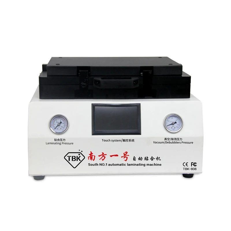  Economy automatic LY 808 OCA vacuum laminating and debubble 2in1 machine 12 inch hard to hard type 