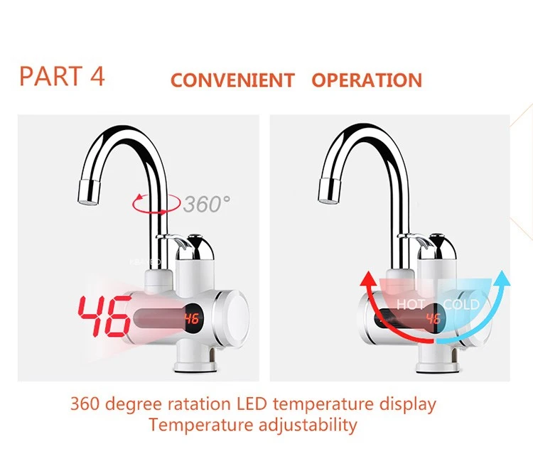 3000 Вт проточный водонагреватель кран, кухонный кран Мгновенный водонагреватель кран 3 секунды мгновенный нагрев
