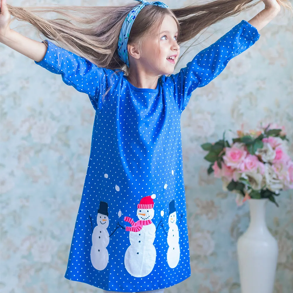

Jumping Meters Christmas Dress Baby Girl Clothes Autumn 2018 Brand Long Sleeve Girls Dress Princess Costume for Kids Dresses