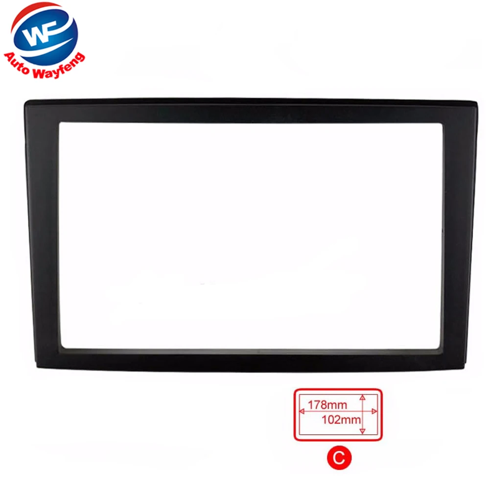 

2016 Top Quality Car refitting DVD frame,DVD panel,Dash Kit,Fascia,Radio Frame,Audio frame Fit For 2002 Mazda Premacy, 2DIN