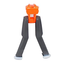 Складной сошка из измененного пластика для Nerf Retaliator/для Nerf Rapidstrike/для Nerf Stryfe-Orange+ Grey