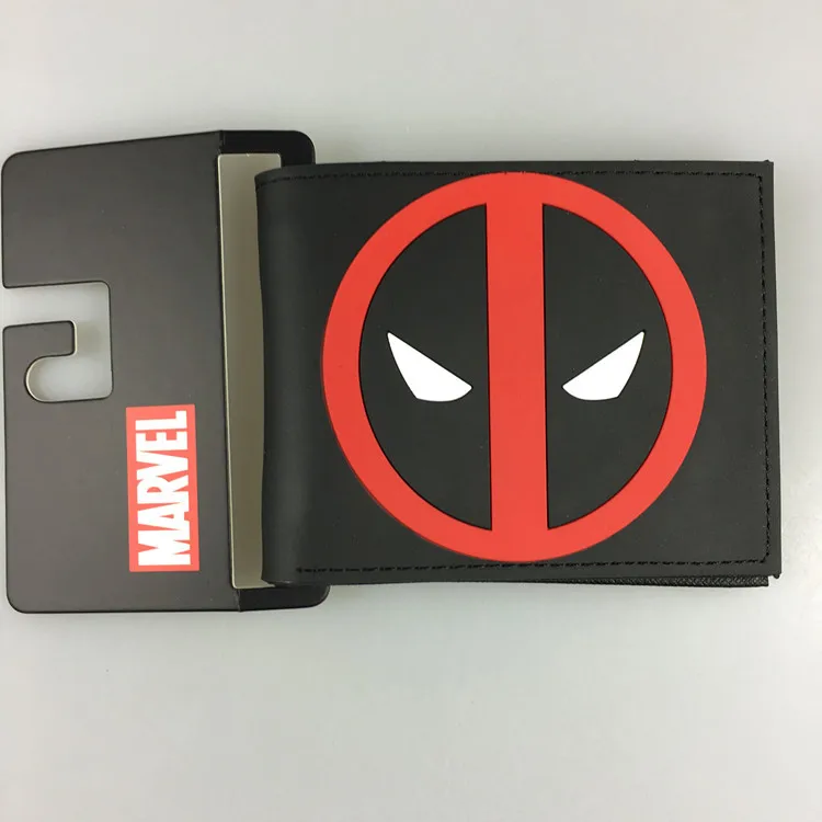 

Diffuse peripheral Deadpool wallet superhero comics Die shi base base fold wallet Card package short wallet