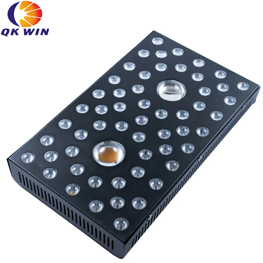 Qkwin high end COB led grow light 1200 Вт для 195 Вт реальная мощность Bridgelux чип COB 190 Вт истинная мощность двойной объектив для высокого номинального значения