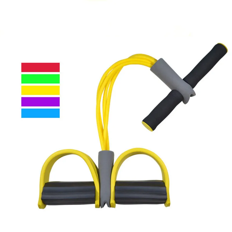 Упражнения Сопротивление лента для кроссфита резиновая тянуть веревку силовые тренировки латексная трубка педаль спортивные ленты набор