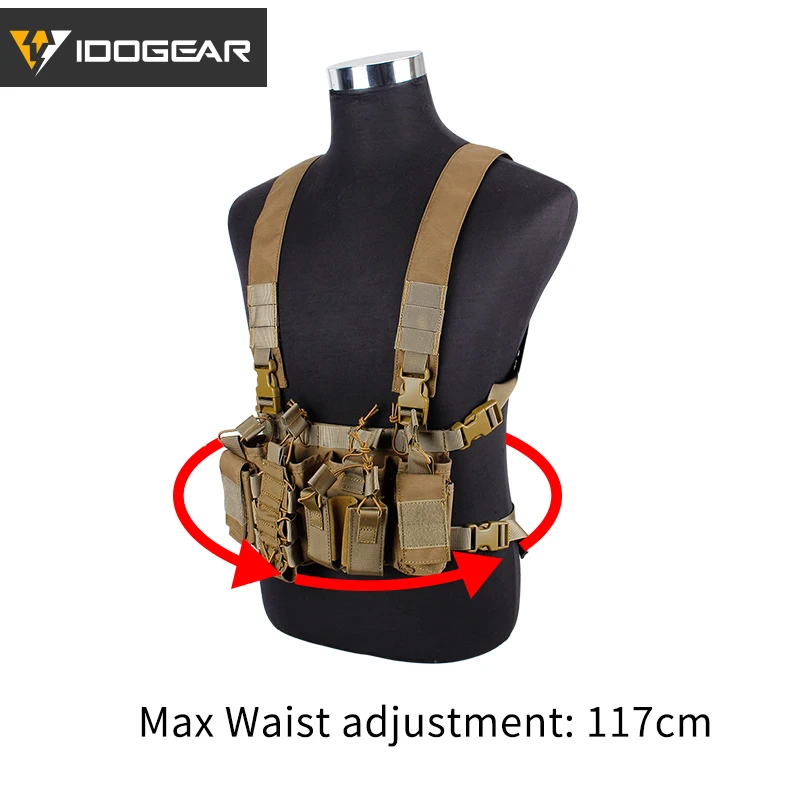 IDOGEAR тактическая нагрудная установка D3CR пластина Перевозчик жилет Cordura страйкбол Военная Тактическая Molle подсумок нагрудная установка 3307