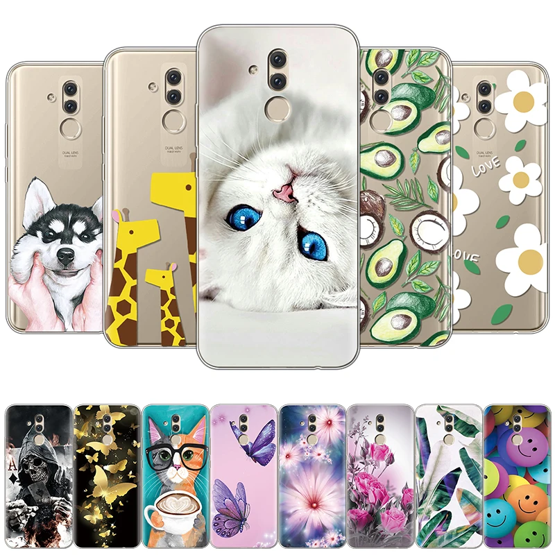 

Pattern Silicone Case For Huawei Mate 20 Lite Huawei Mate 20 Pro Case For Huawei Mate 20 Back Phone Cover Soft TPU Clear Coque
