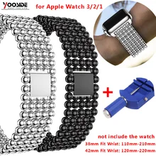 Фьюжн нож из нержавеющей стали для нарезания яблок ремешок для наручных часов легко демонтировать сменный ремешок для наручных часов Apple Watch, Series3 Series2 Series1 38 мм/42 мм