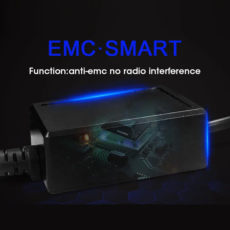 Мини Размеры 1 компл. светодиодный 9006 HB4 лампы с Canbus Анти EMC без радио помех 50 Вт
