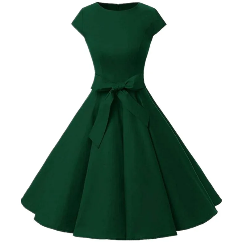 forest green party dress