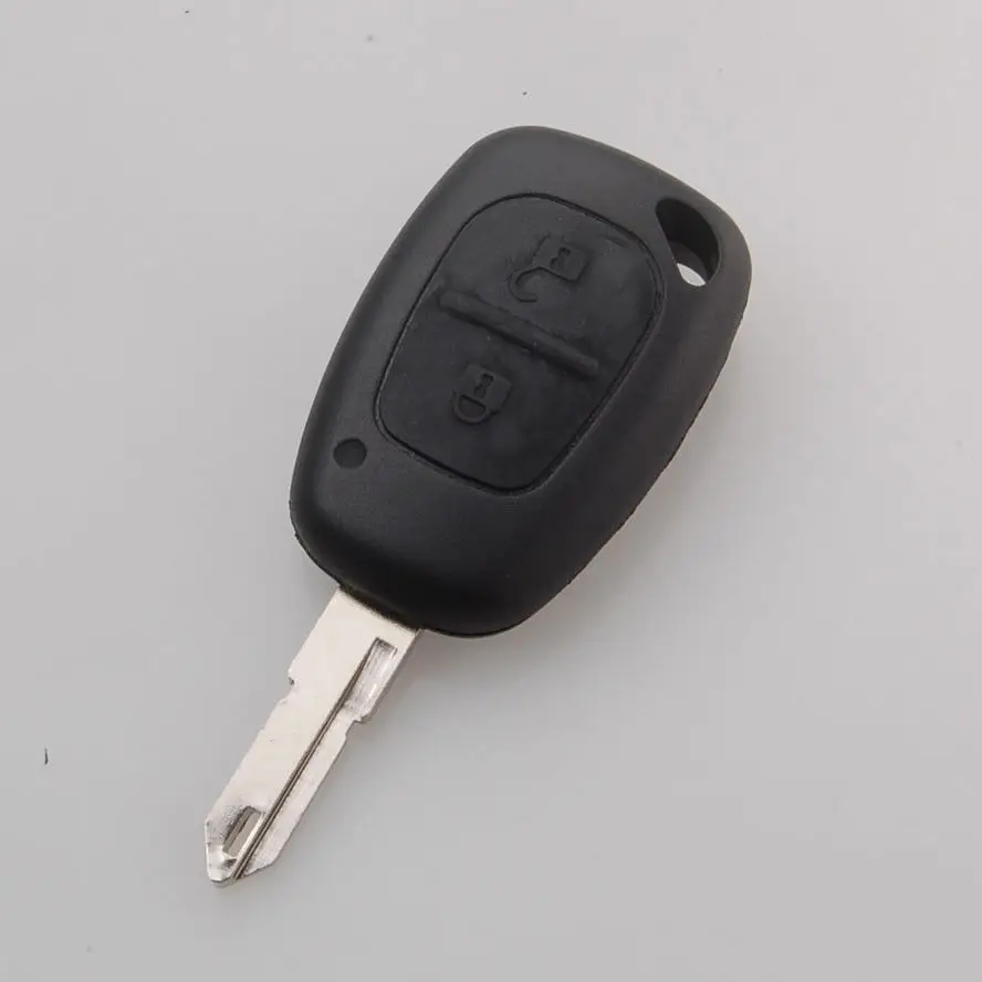 

2 Buttons Black Remote Key Shell Fob Fit for Renault Traffic Master Vivaro Movano Kangoo Car Styling Car Covers