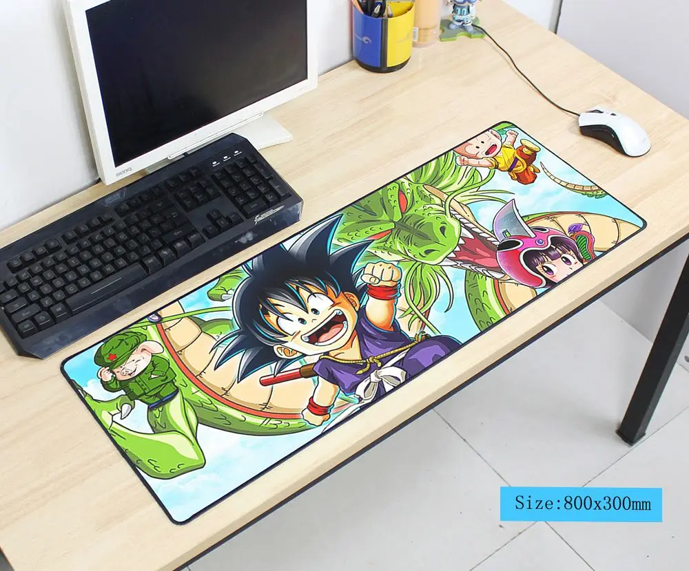 Dragon Ball Коврик для мыши с изображением 800x300x3 мм коврик для мышь Notbook компьютер превосходный коврик для мыши игровой коврик геймер к клавиатуре коврики для мыши