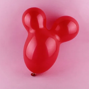 

100pcs 3.2g 12'' Cute Cartoon Mickey Head Latex Balloons Birthday Gifts For Kid's DIY Inflatable Toys Event Party Decoration