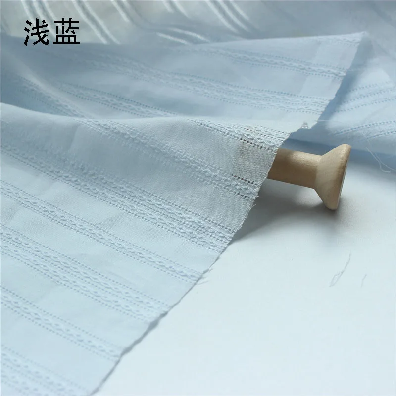 Новинка 100*150 см белая хлопковая ткань жаккардовая ткань пасторальная маленькая свежая женская рубашка одежда ткань юбка D30 - Цвет: CC367
