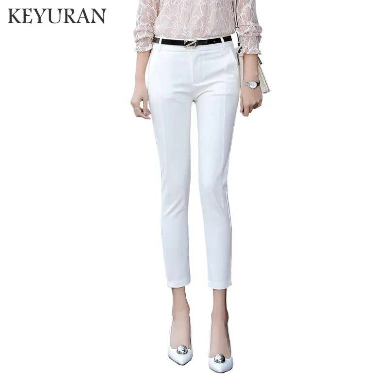 Spring New Fashion High Waist Pencil Pants for Women
