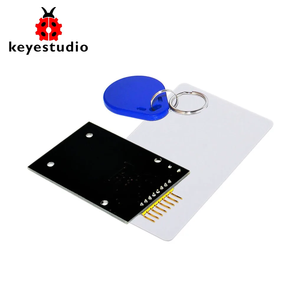 Keyestudio MFRC522( чип) комплект RFID модуль+ IC карта+ брелоки для Arduino UNO R3 MEGA 2560