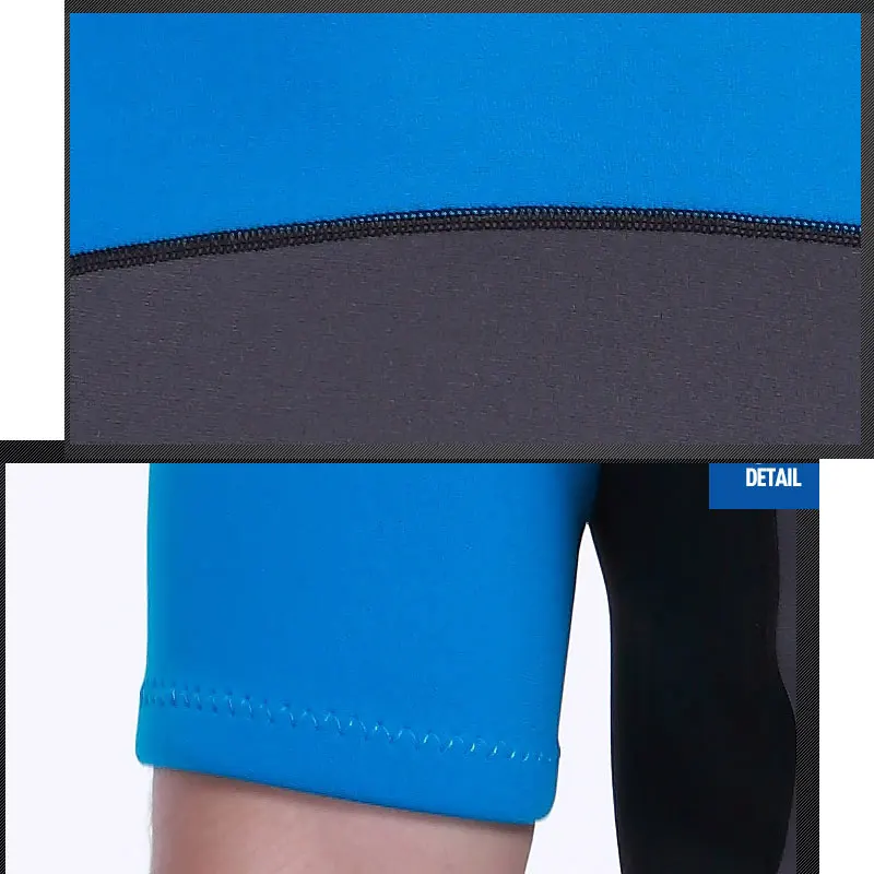 Мужской неопреновый гидрокостюм с молнией сзади 2 мм коротким рукавом|neoprene scuba