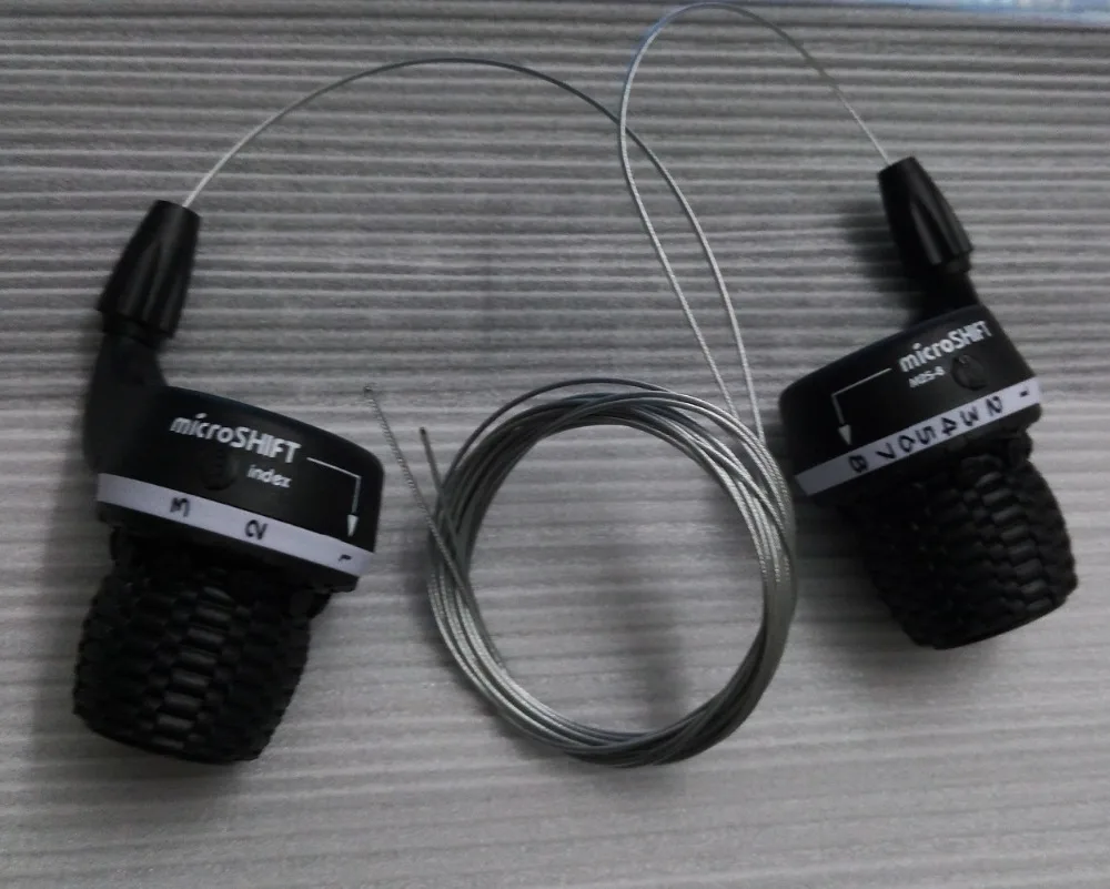Microshift Twist Grip Gear Shifters Trip 3*8 Speed Twist Shifter