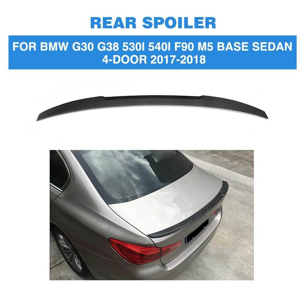 Автомобильный спойлер заднего багажника крыла Boot губ для BMW G30 G38 530i 540i F90 M5 база