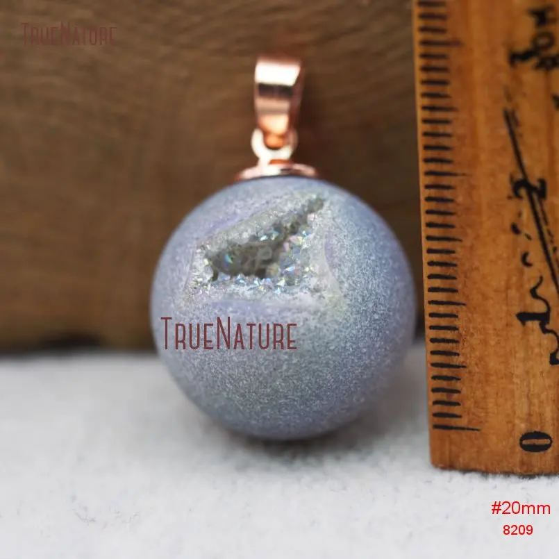 20171213-PM8210- Druzy Agate Pendant Round Bead Pendant_2