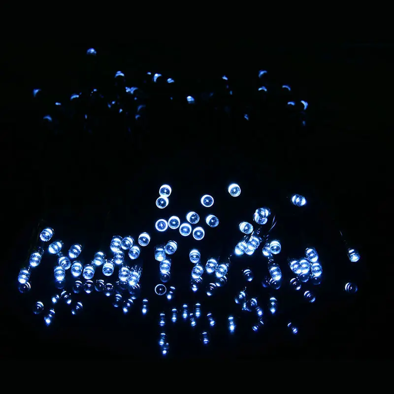 

40FT New 12m 100LEDs Solar Powered Fairy String Light Garden Christmas Wedding Party Xmas Outdoor Lamp-white/blue/warm white/RGB