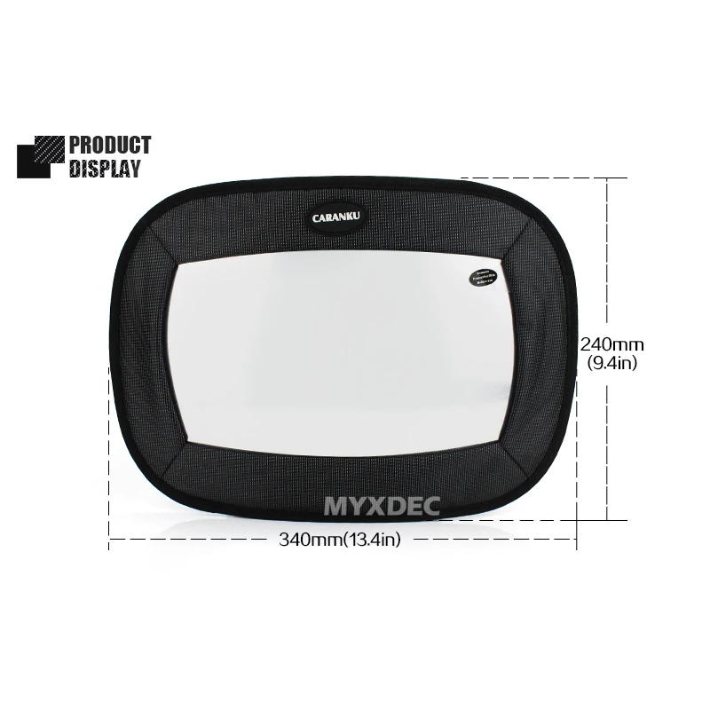 2018 New Car Safety Seat Mirror View Back Baby Car Safety Rearview Kids Mirror Baby Child Infant Adjustable Basket Mirror